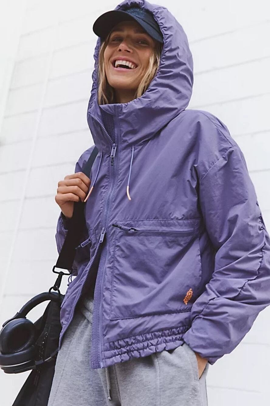 FP Movement Free People Cloud Cover Systems Liner Jacket Graphite M NWT $198